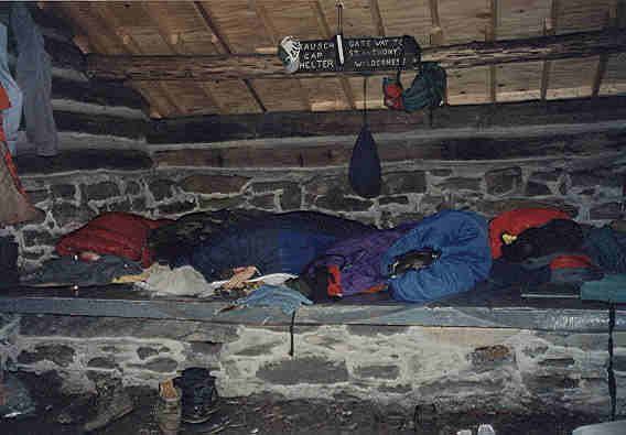 Rausch Gap Shelter on the AT